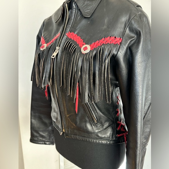 Insane late 70s/early 80s fringe biker jacket. - Picture 2 of 6